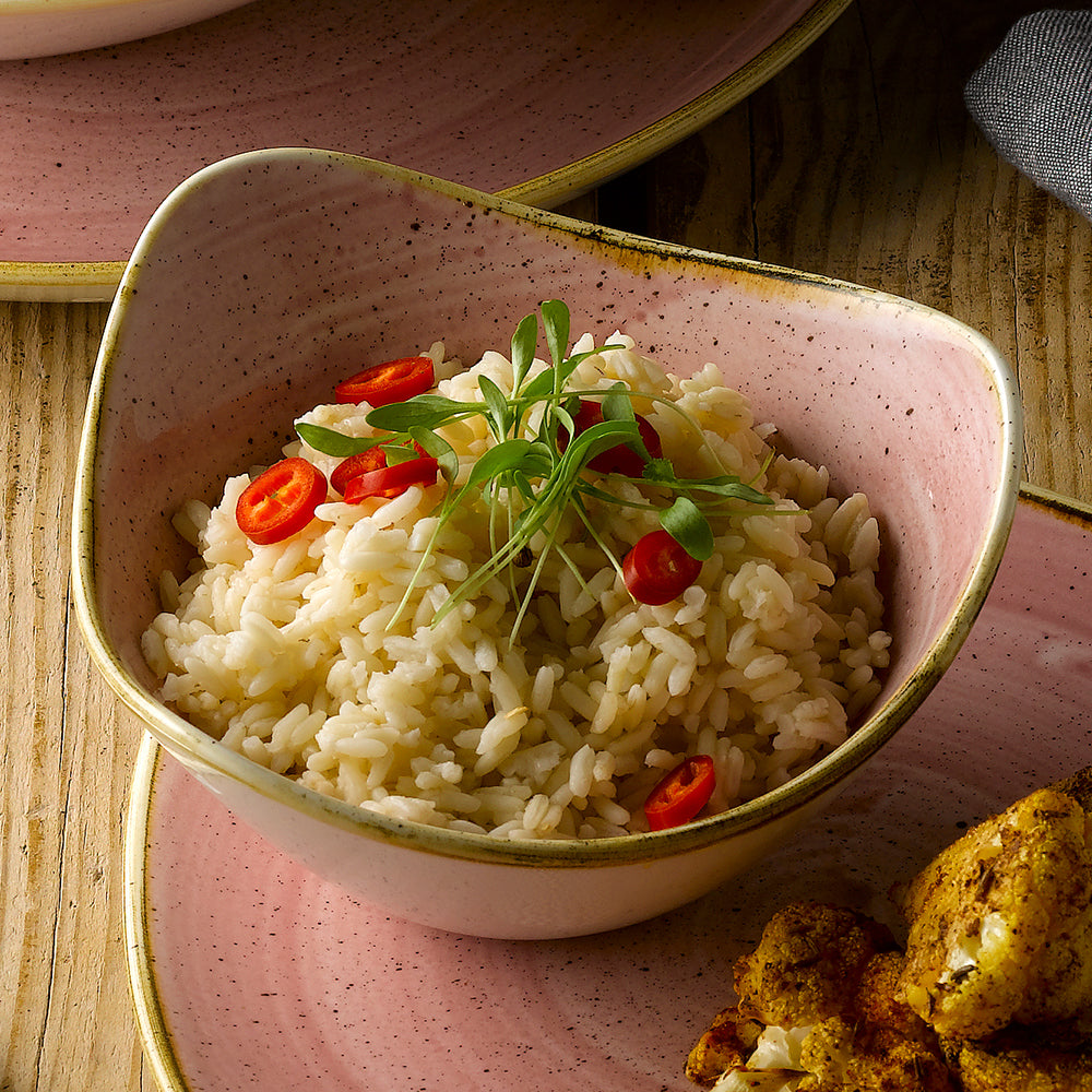 Petal Pink Triangle Bowl 15.3cm