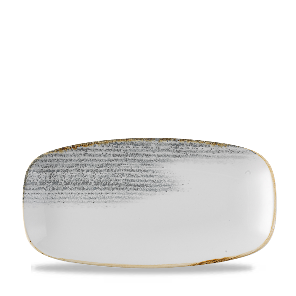 Homespun Accents Jasper Grey Oblong Platter 29.8 x 15.3cm