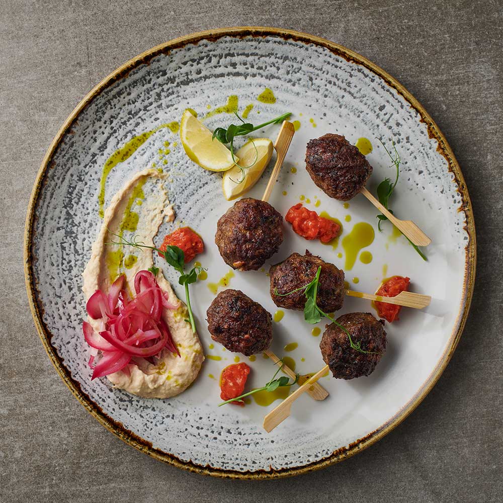 Homespun Accents Jasper Grey Coupe Plate 26cm