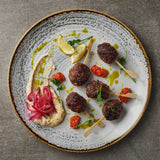 Homespun Accents Jasper Grey Coupe Plate 26cm