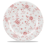 Cranberry Chintz Rimmed Plate 30.5cm