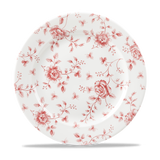 Cranberry Chintz Rimmed Plate 27.6cm