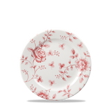 Cranberry Chintz Rimmed Plate 17cm