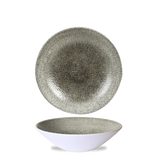 Raku Quartz Black Deep Coupe Bowl 19.6cm