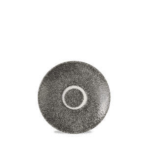 Raku Quartz Black Espresso Saucer 11.8cm