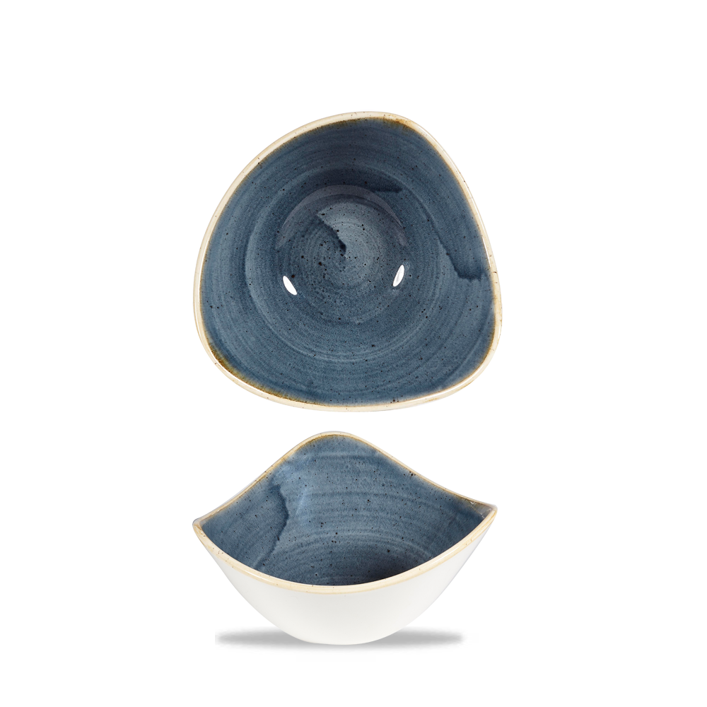 Blueberry Triangle Bowl 15.3cm