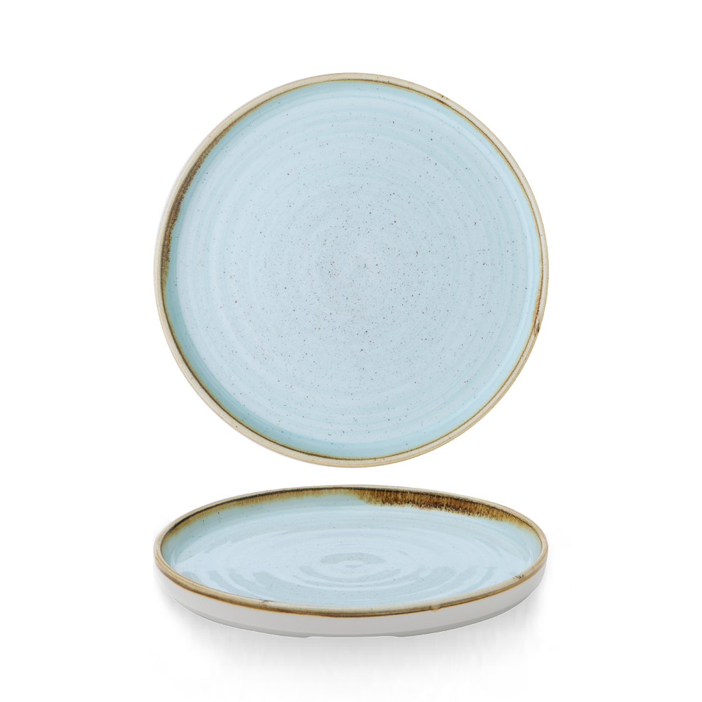 Duck Egg Walled Plate 21cm