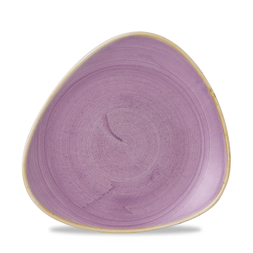Lavender Triangle Plate 24.5cm