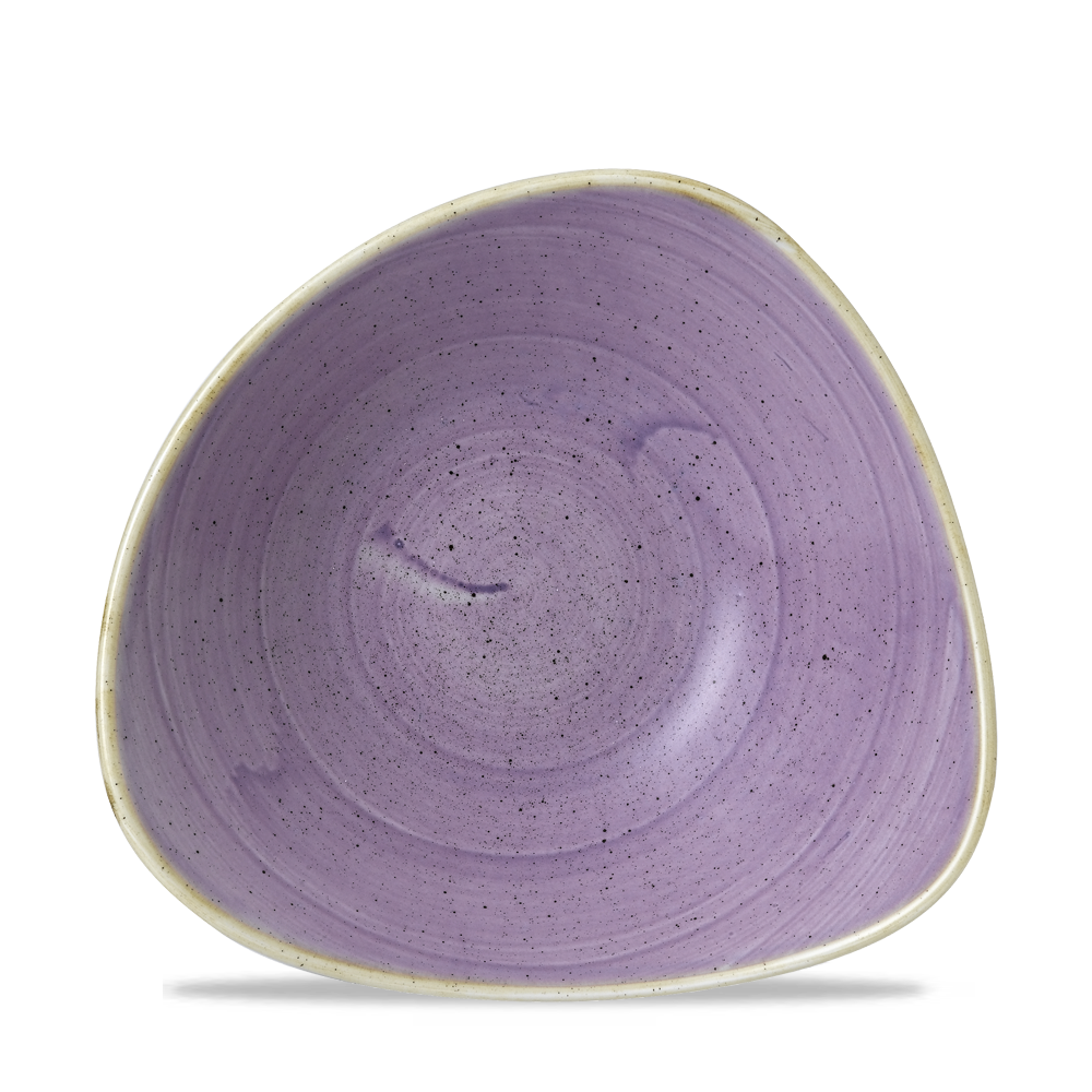 Lavender Triangle Bowl 23.5cm