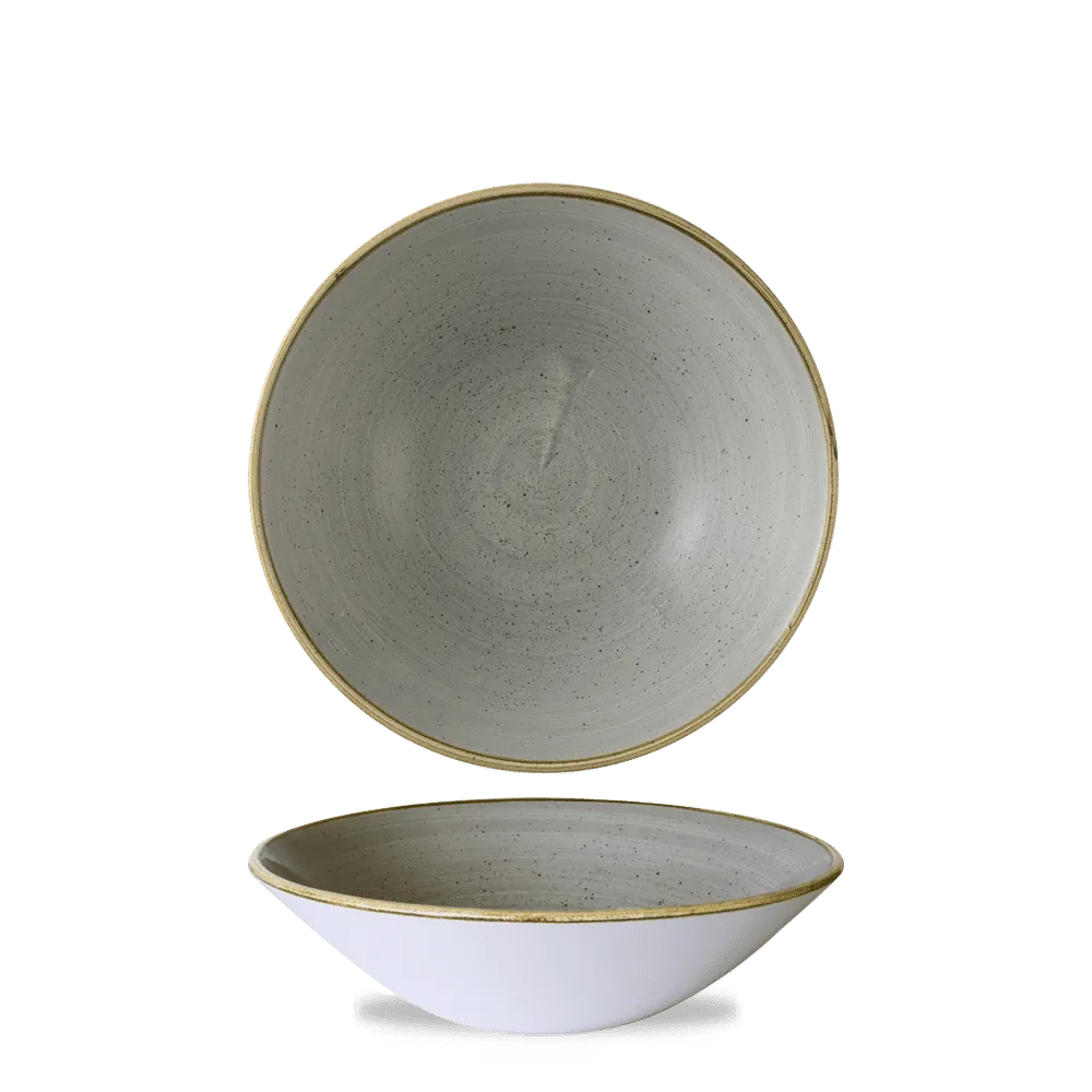 Peppercorn Grey Deep Coupe Bowl 19.6cm