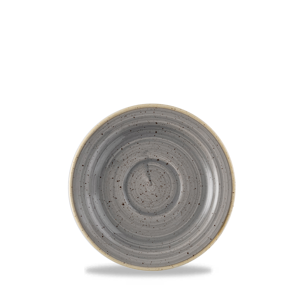 Peppercorn Grey Stacking Saucer 15cm