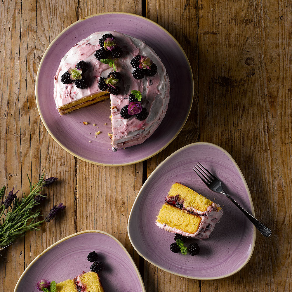 Lavender Coupe Plate 28.8cm