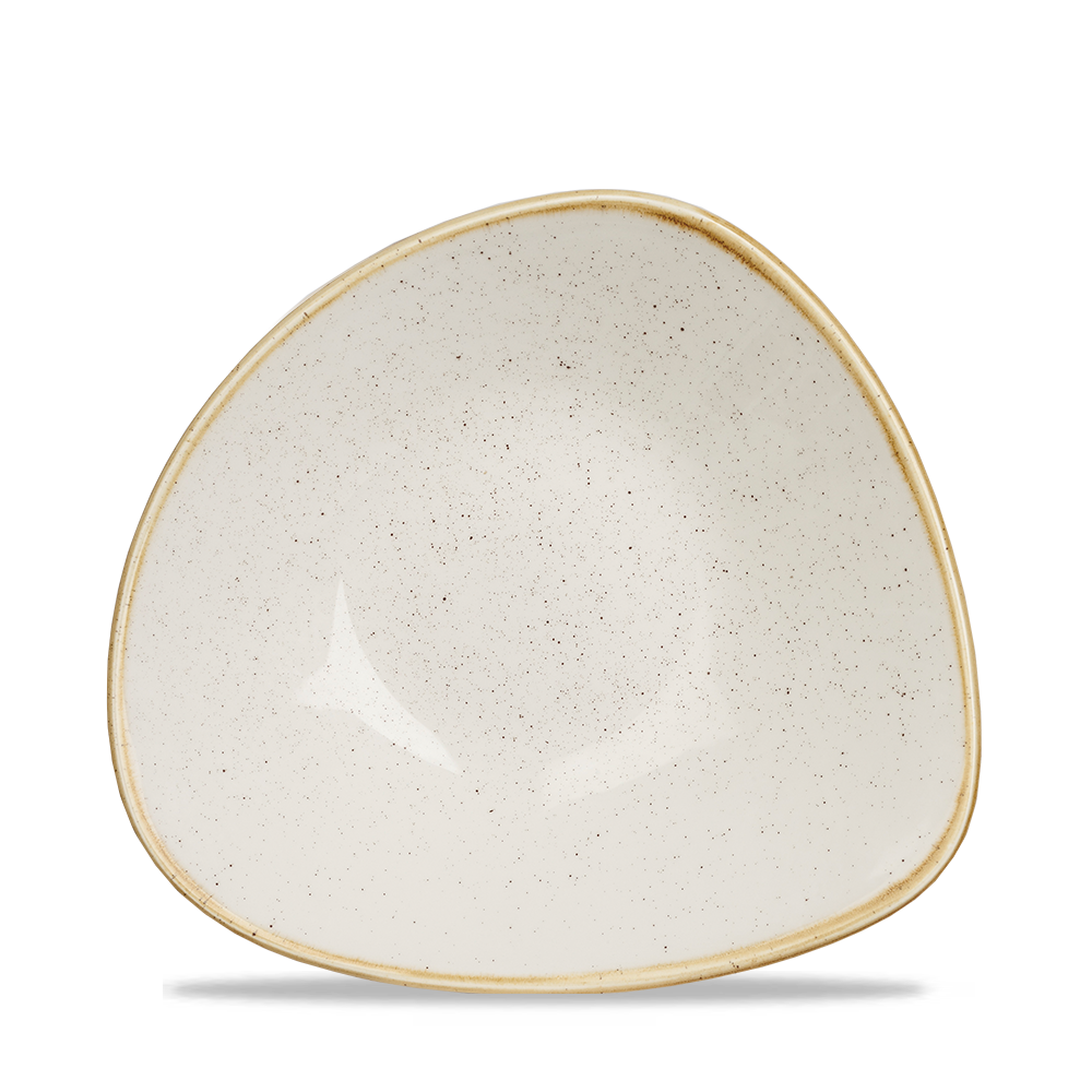 Barley White Triangle Bowl 23.5cm