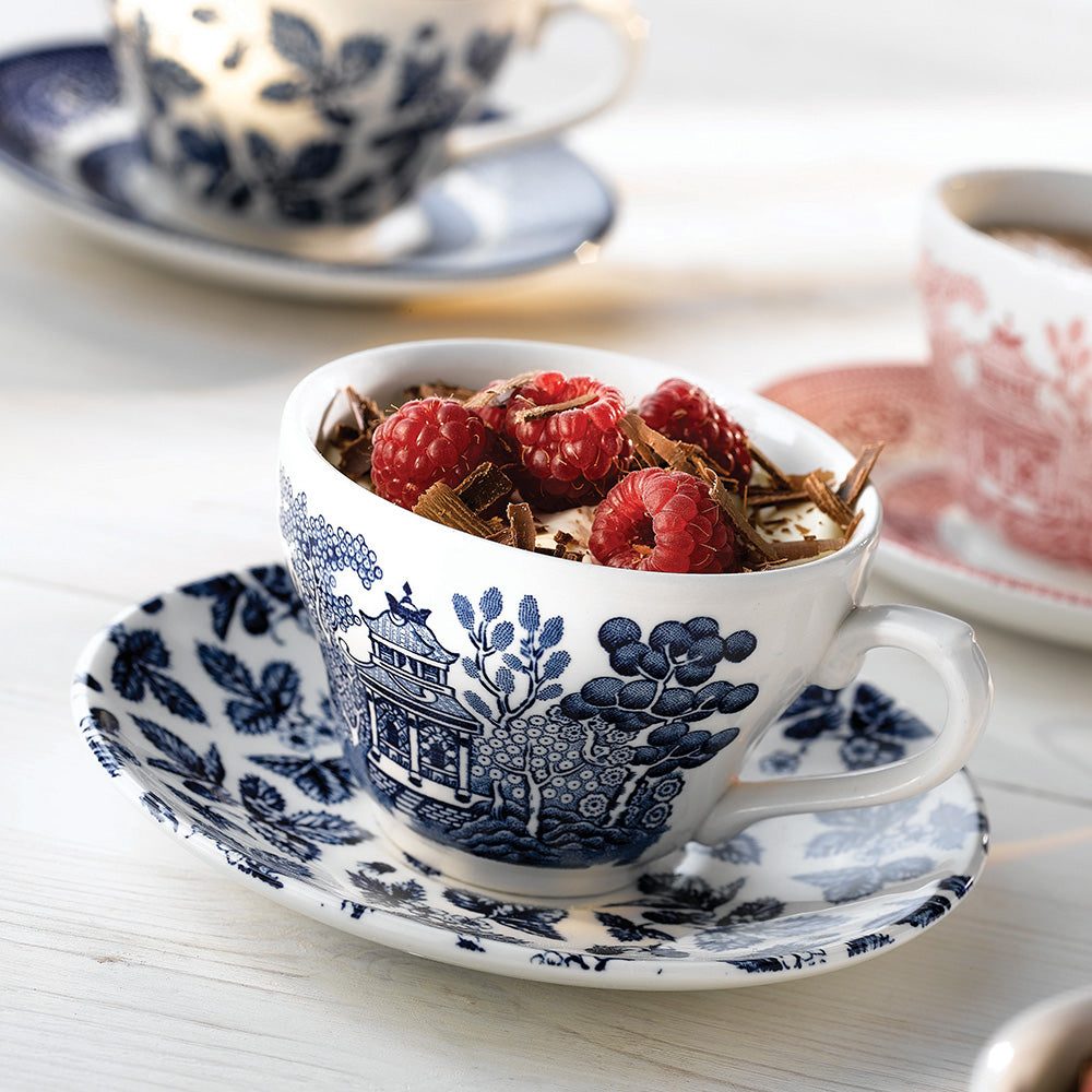 Blue Bramble Saucer 14.1cm