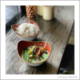 Spiced Orange Triangle Bowl 15.3cm