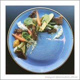 Cornflower Blue Coupe Plate 28.8cm