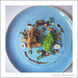 Cornflower Blue Coupe Plate 26cm