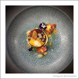 Raku Topaz Blue Coupe Plate 21.7cm