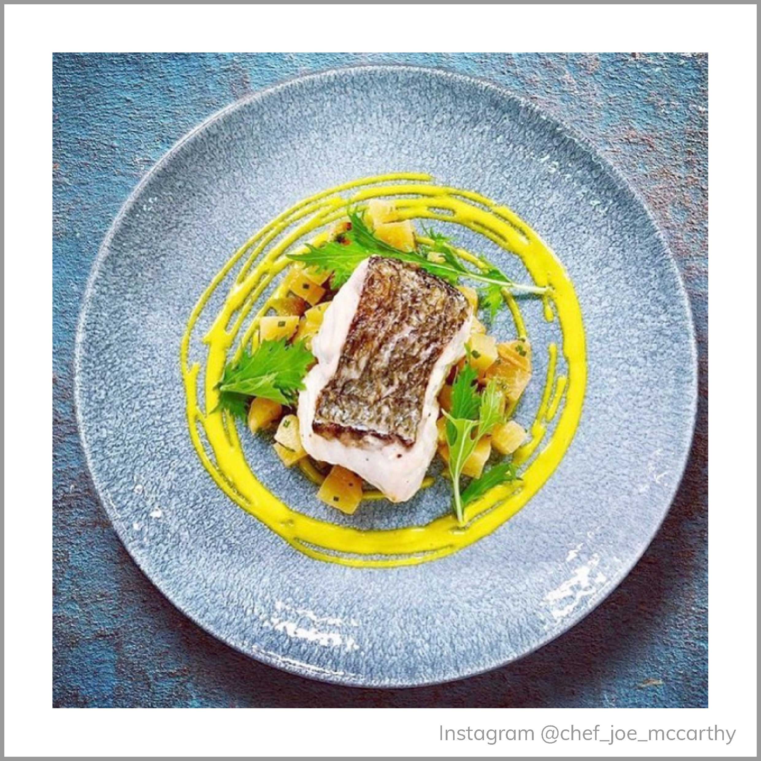 Raku Topaz Blue Coupe Plate 28.8cm