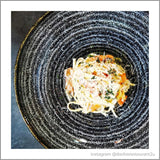 Homespun Charcoal Black Coupe Plate 26cm