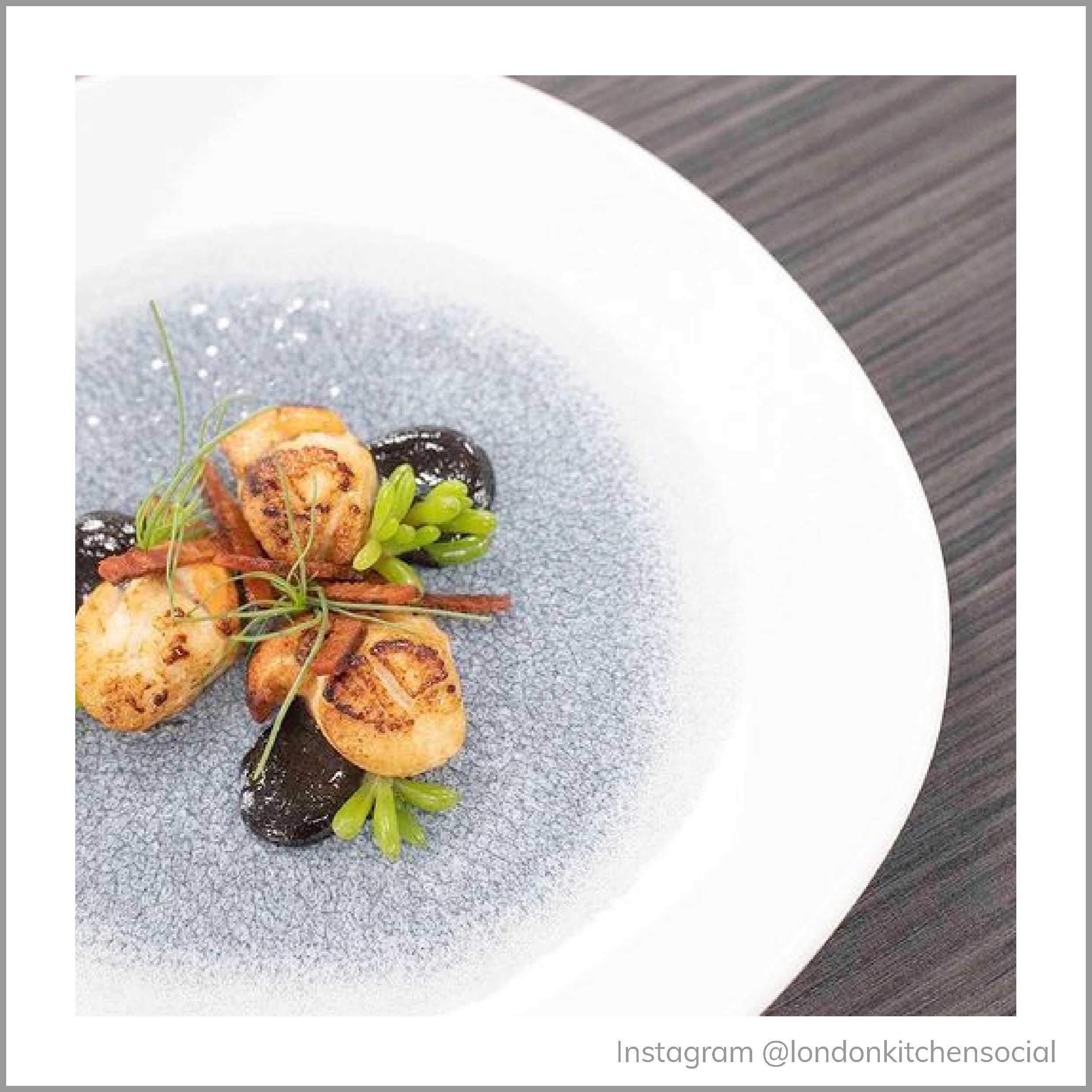 Raku Topaz Blue Organic Plate 28.6cm