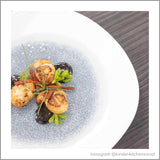 Raku Topaz Blue Organic Plate 28.6cm