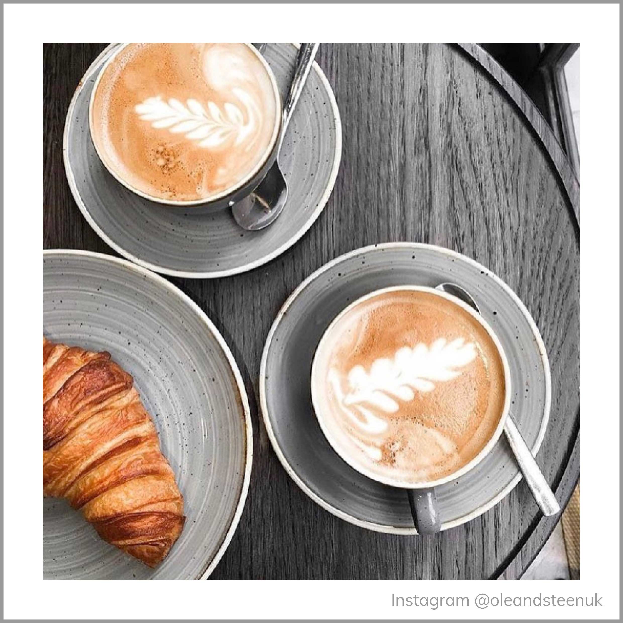 Peppercorn Grey Cappuccino Cup 34cl