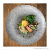 Raku Quartz Black Coupe Plate 21.7cm