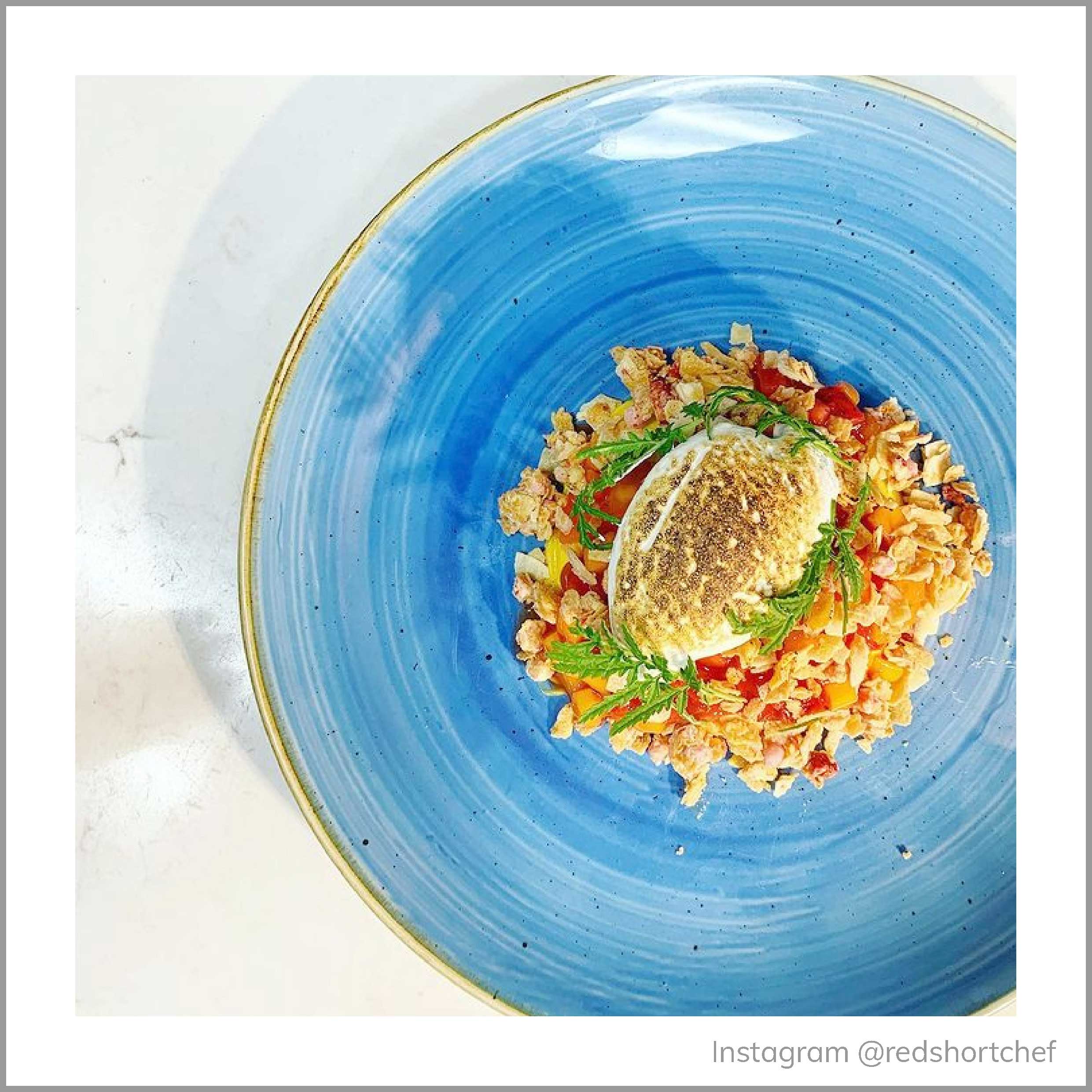 Cornflower Blue Coupe Plate 21.7cm