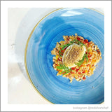 Cornflower Blue Coupe Plate 21.7cm