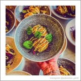 Raku Quartz Black Coupe Bowl 18.2cm