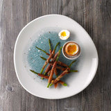 Raku Jade Green Organic Plate 21cm