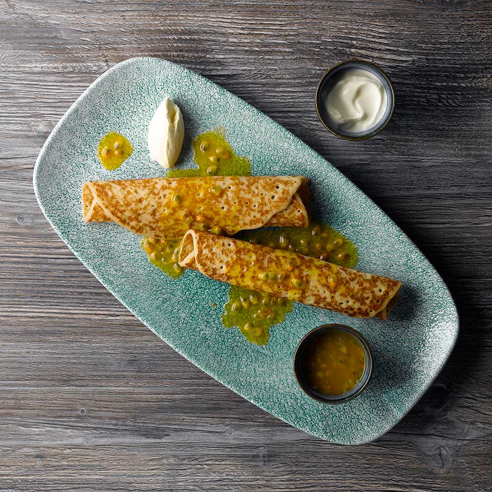 Raku Jade Green Chefs' Oblong Plate 35.5 x 18.9cm