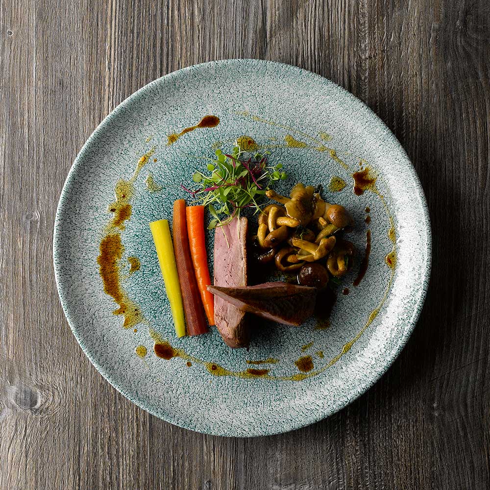 Raku Jade Green Coupe Plate 28.8cm