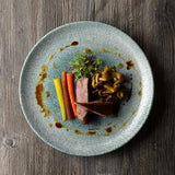 Raku Jade Green Coupe Plate 28.8cm