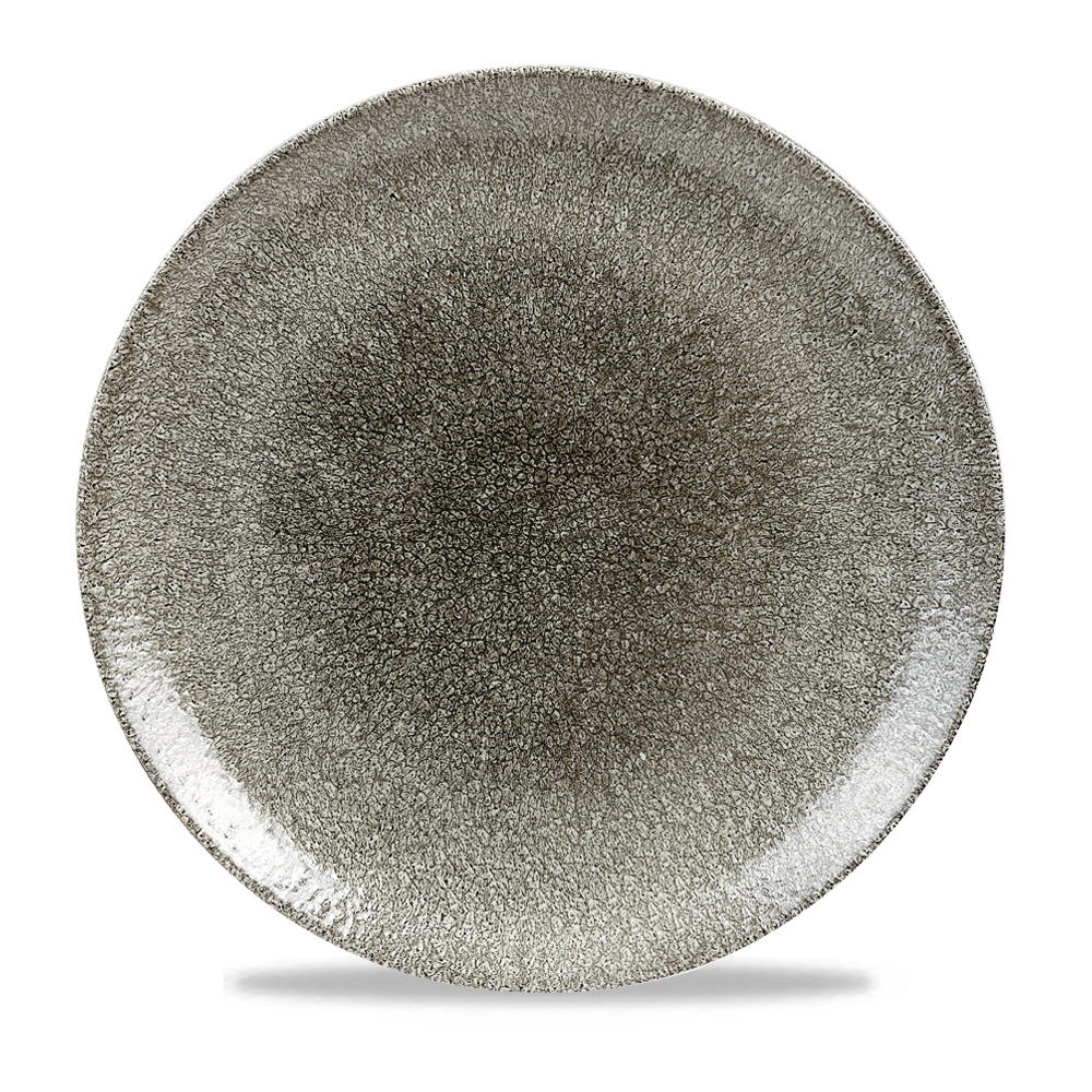 Raku Quartz Black Coupe Plate 28.8cm