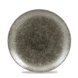 Raku Quartz Black Coupe Plate 21.7cm