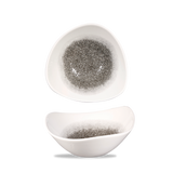 Raku Quartz Black Triangle Bowl 18.5cm