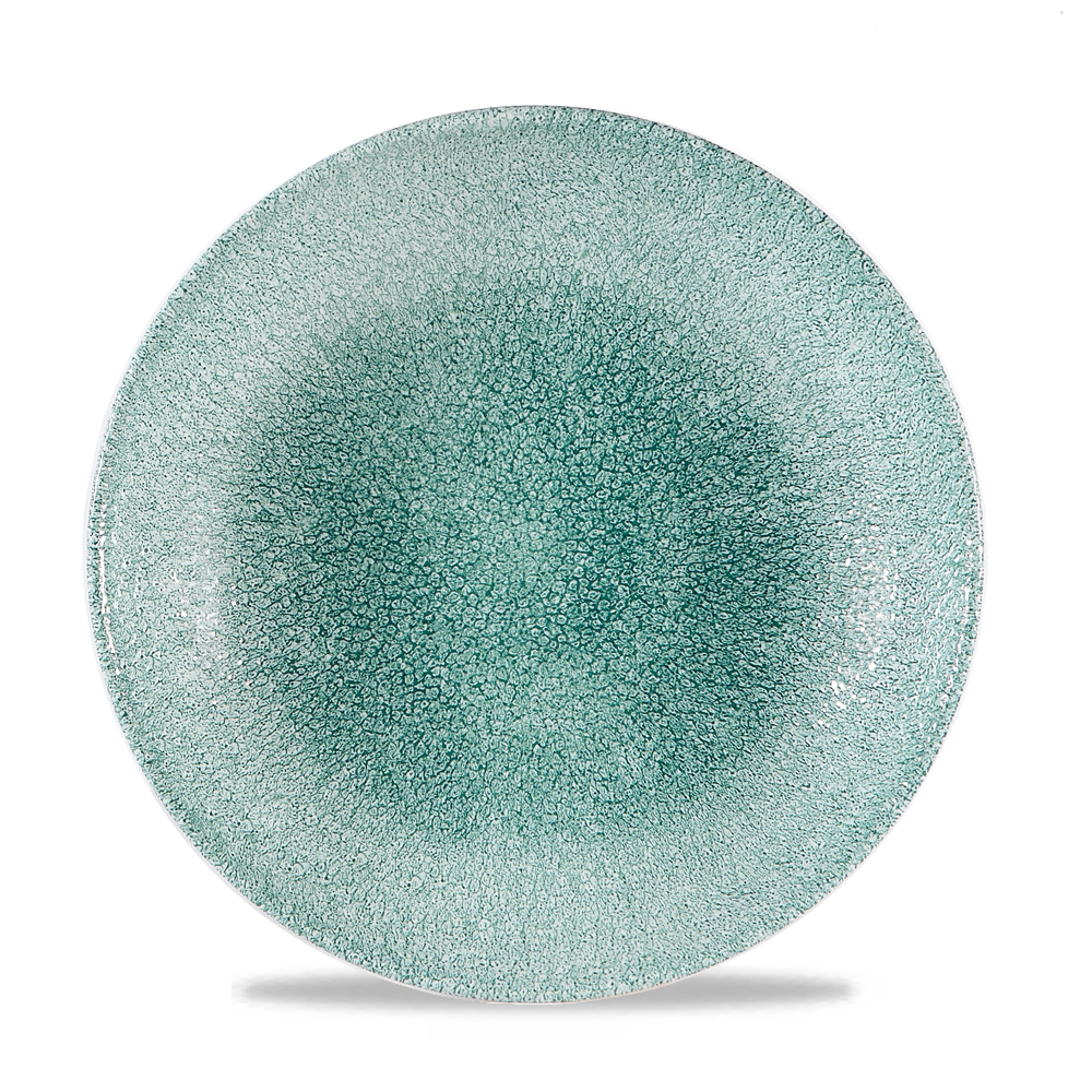 Raku Jade Green Coupe Plate 26cm