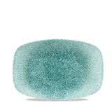 Raku Jade Green Chefs' Oblong Plate 23.7 x 15.7cm