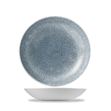 Raku Topaz Blue Coupe Bowl 18.2cm