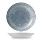 Raku Topaz Blue Coupe Bowl 24.8cm