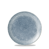 Raku Topaz Blue Coupe Plate 16.5cm