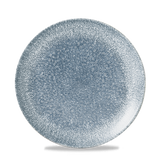 Raku Topaz Blue Coupe Plate 21.7cm