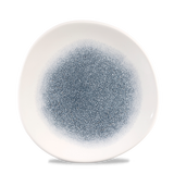 Raku Topaz Blue Organic Plate 21cm