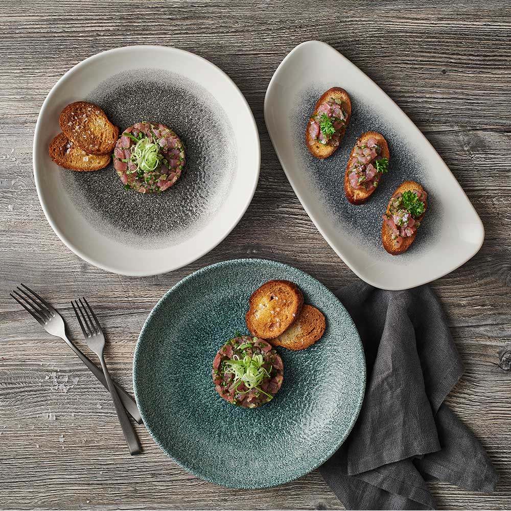 Raku Jade Green Coupe Bowl 18.2cm