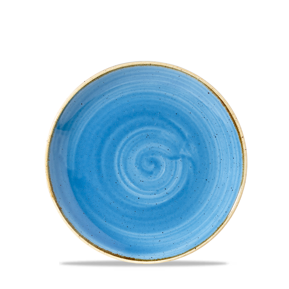 Cornflower Blue Coupe Plate 16.5cm