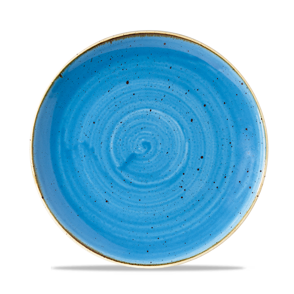 Cornflower Blue Coupe Plate 21.7cm