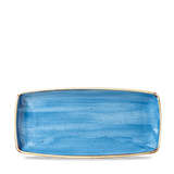 Cornflower Blue Oblong Plate 29.5 x 14cm