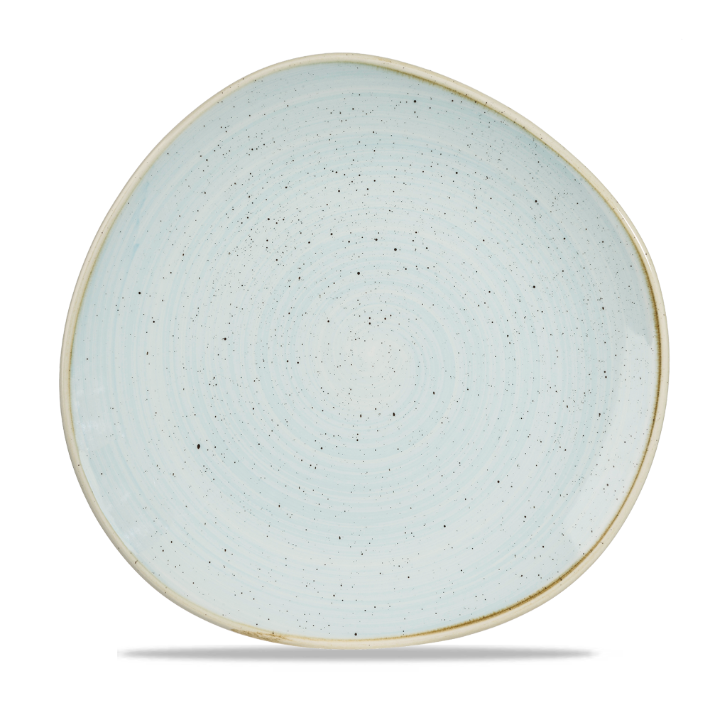 Duck Egg Blue Organic Plate 28.6cm